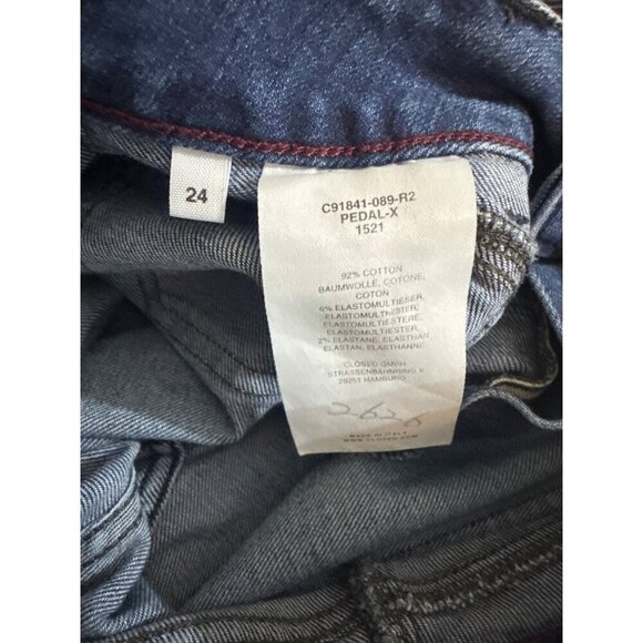 Closed Pedal X Denim Jeans Size 24 - Picture 4 of 4